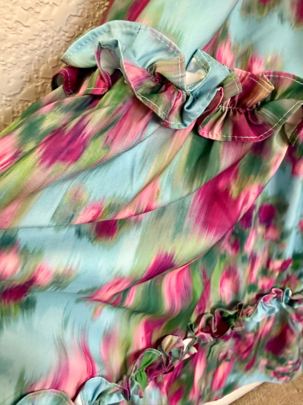 Badgley Mischka Macie Belted Midi Dress |  Cottagecore | NWT - Picture 10 of 14